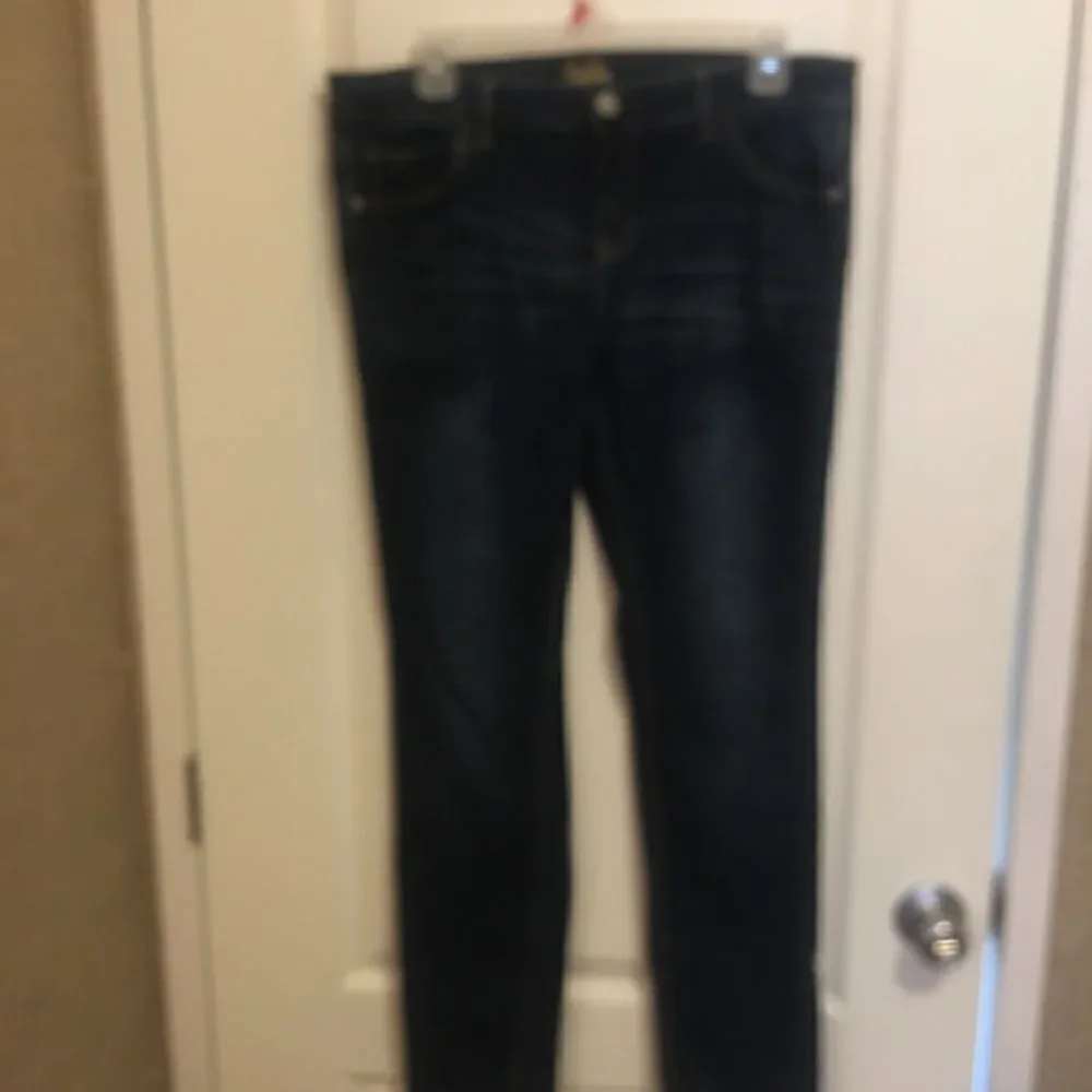 Justice Girls Jeans Size 18 1/2 Dark Wash
